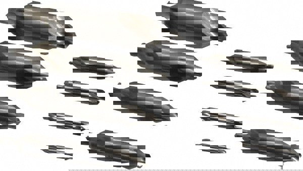 8 Pc #1 to #8 High Speed Steel Combo Drill & Countersink Set